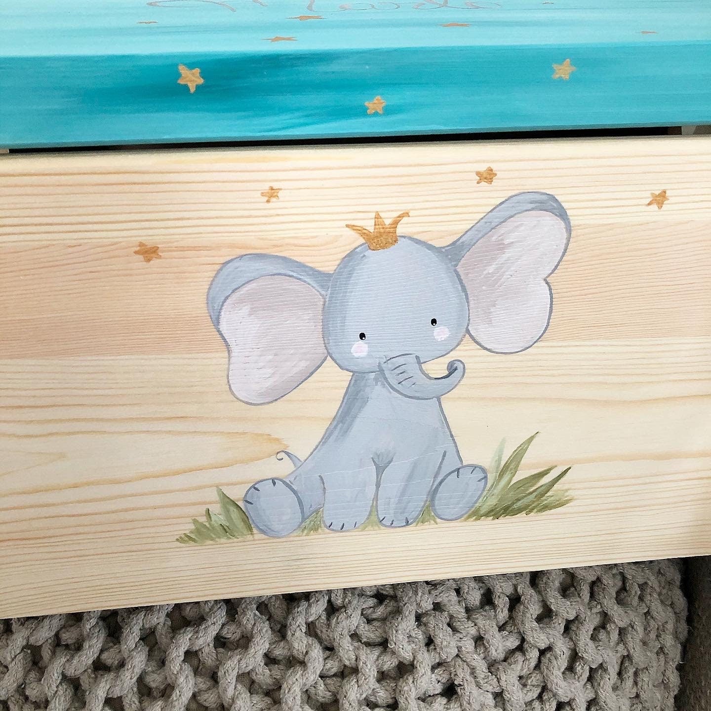 Kiste Elefantenkönig - Wood Kids World