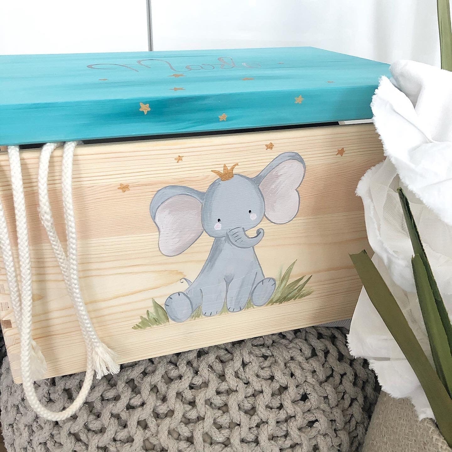Kiste Elefantenkönig - Wood Kids World