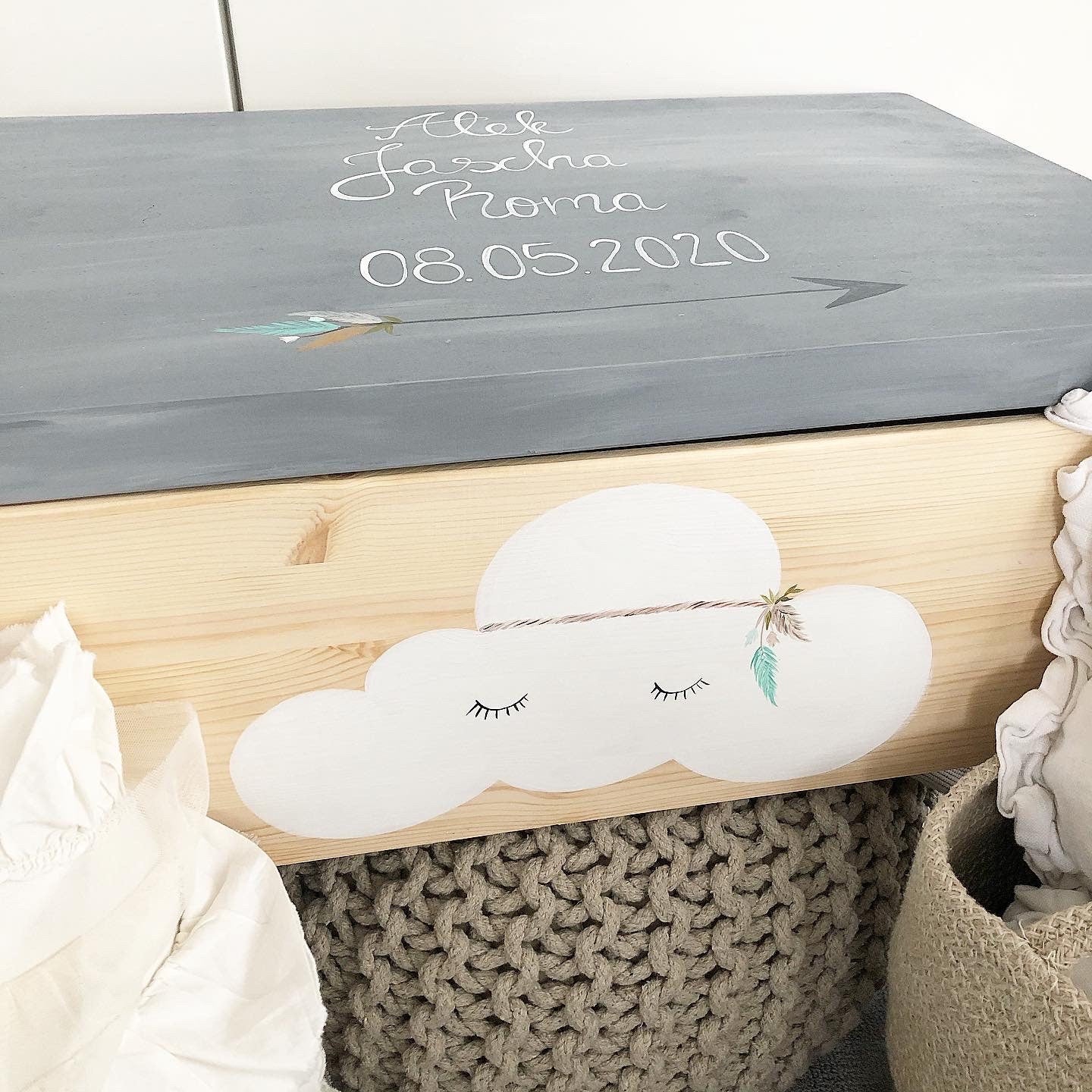 Kiste Wolke - Wood Kids World