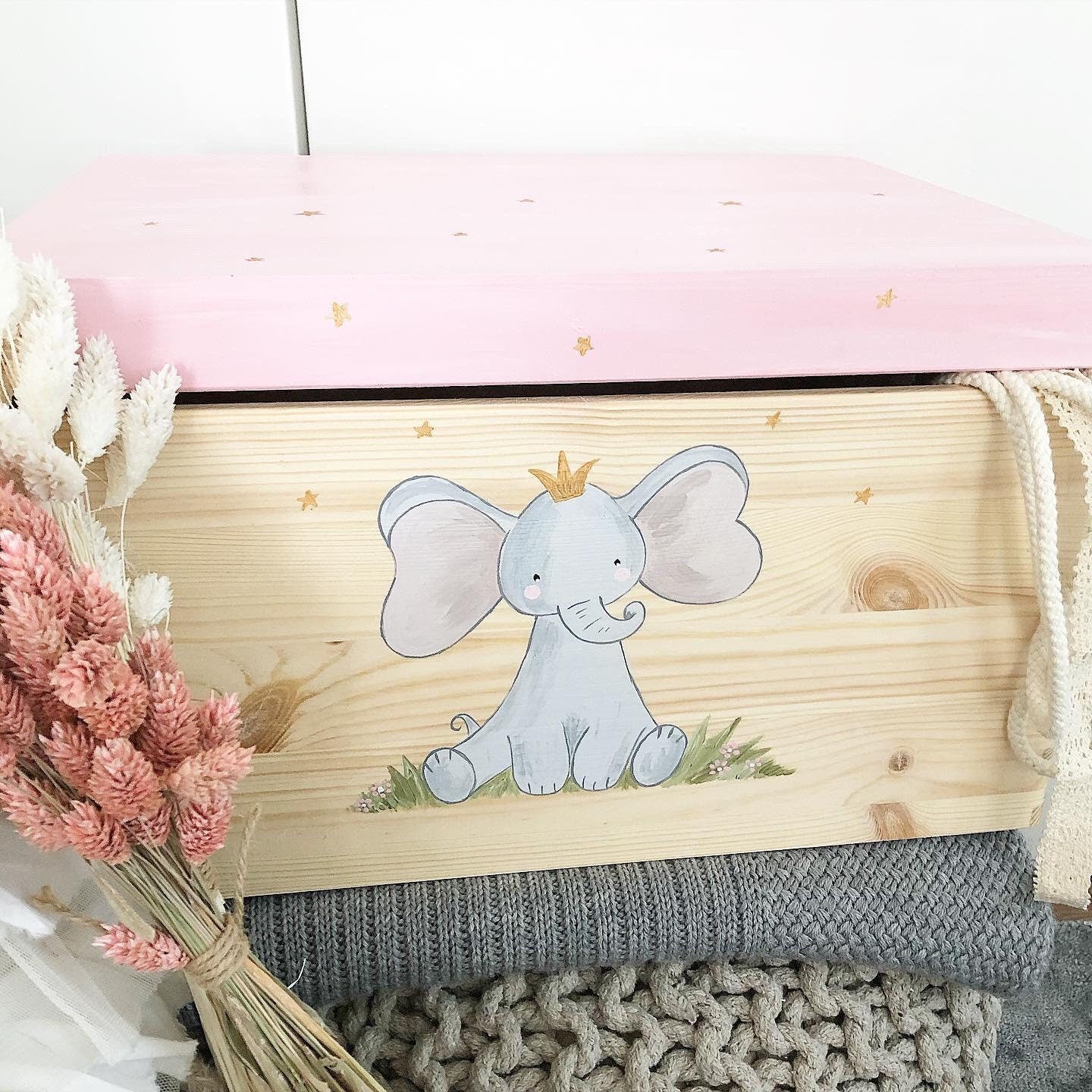 Kiste Elefantenkönig - Wood Kids World