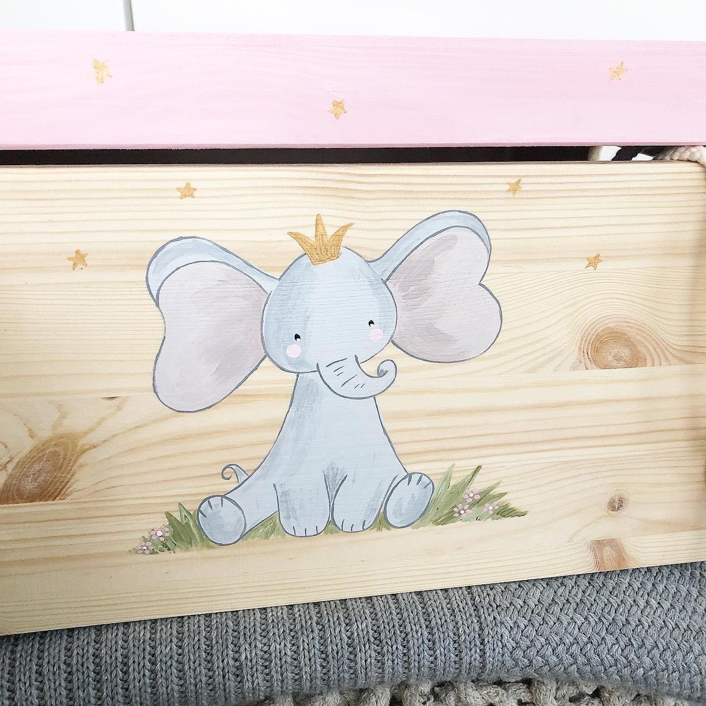 Kiste Elefantenkönig - Wood Kids World