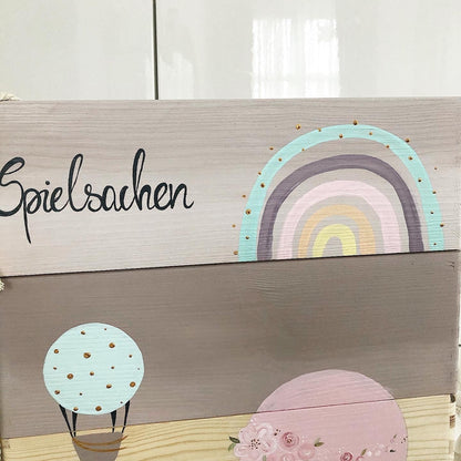 Stapelkiste Groß 3er Set Ballon - Wood Kids World