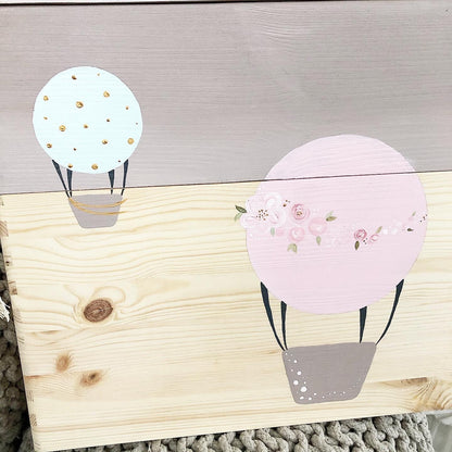 Stapelkiste Groß 3er Set Ballon - Wood Kids World