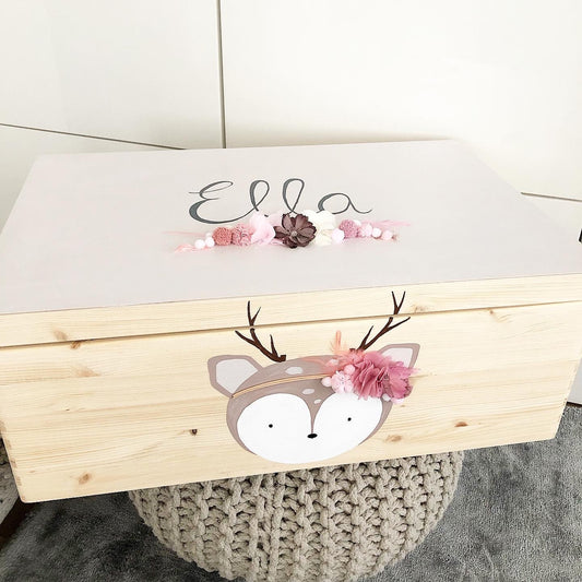 Kiste 3D Boho Reh - Wood Kids World