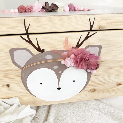 Kiste 3D Boho Reh - Wood Kids World