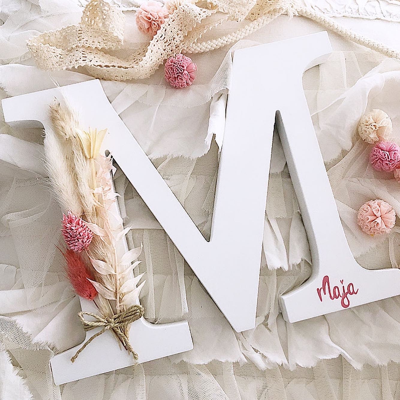 Deko Buchstaben Flower Letters - Wood Kids World