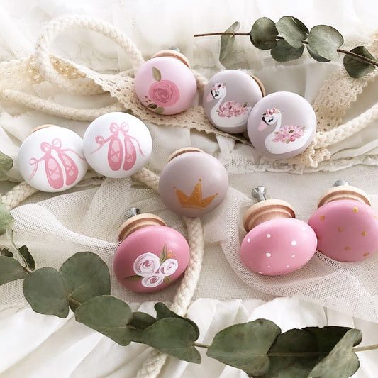 Deko Knöpfe Ballerina, Schwan, ... - Wood Kids World