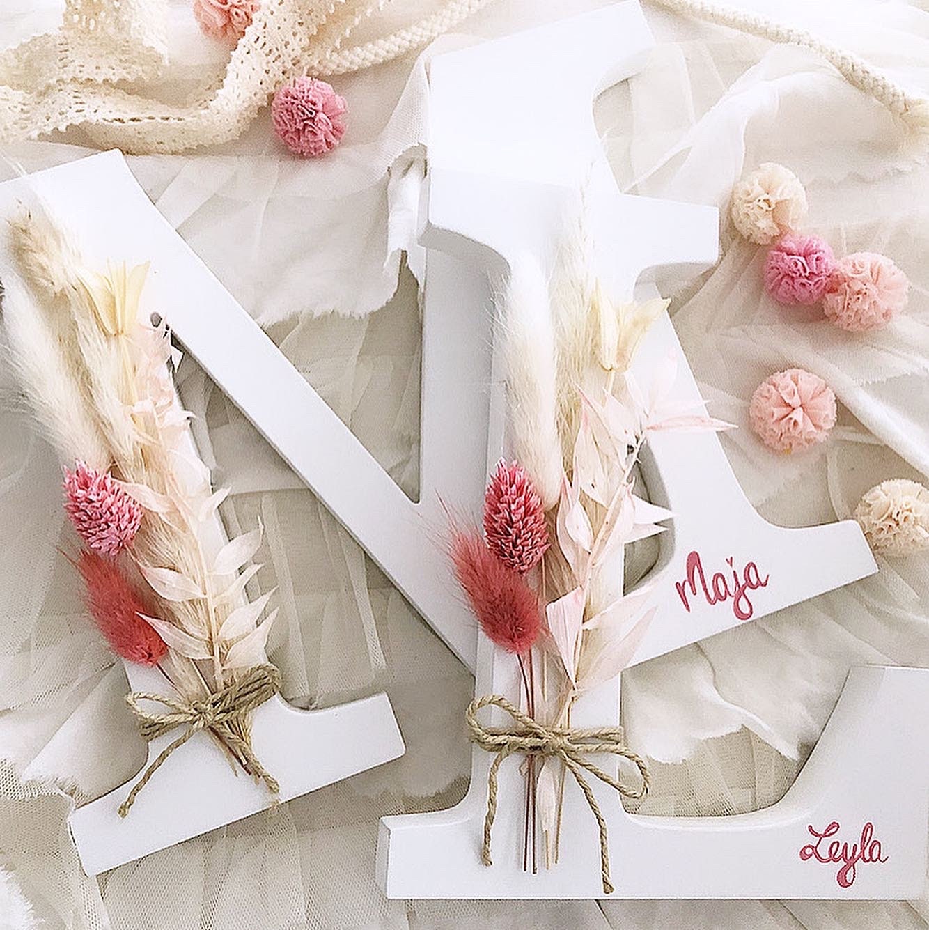 Deko Buchstaben Flower Letters - Wood Kids World