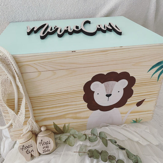 Kiste Löwe - Wood Kids World