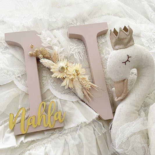 Nude Flowerletters - Wood Kids World
