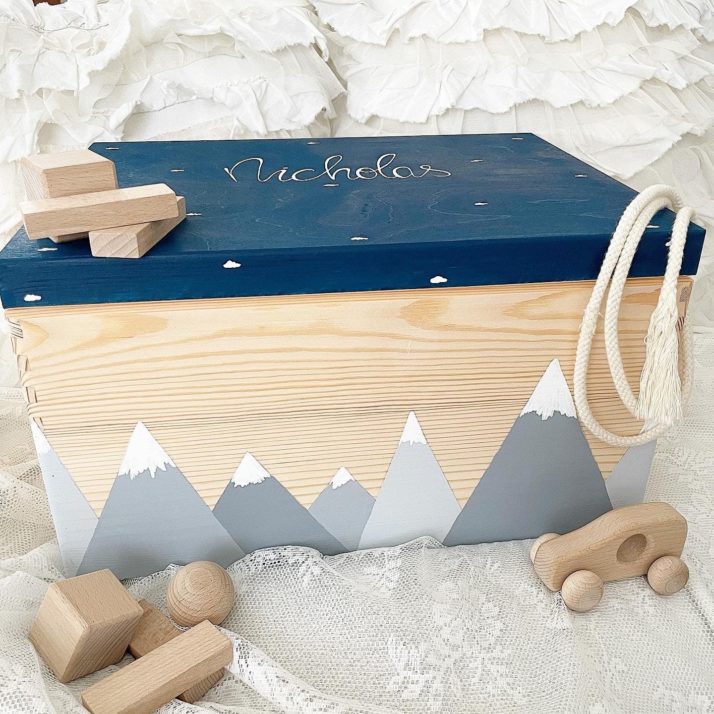 Kiste Berge - Wood Kids World