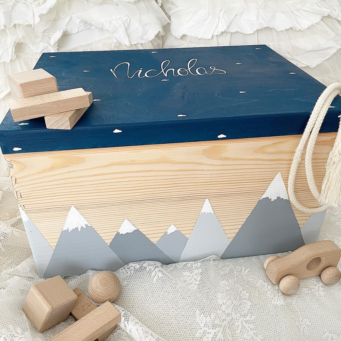 Kiste Berge - Wood Kids World