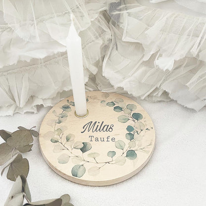 Taufe-Tablett - Eukalyptus - Wood Kids World