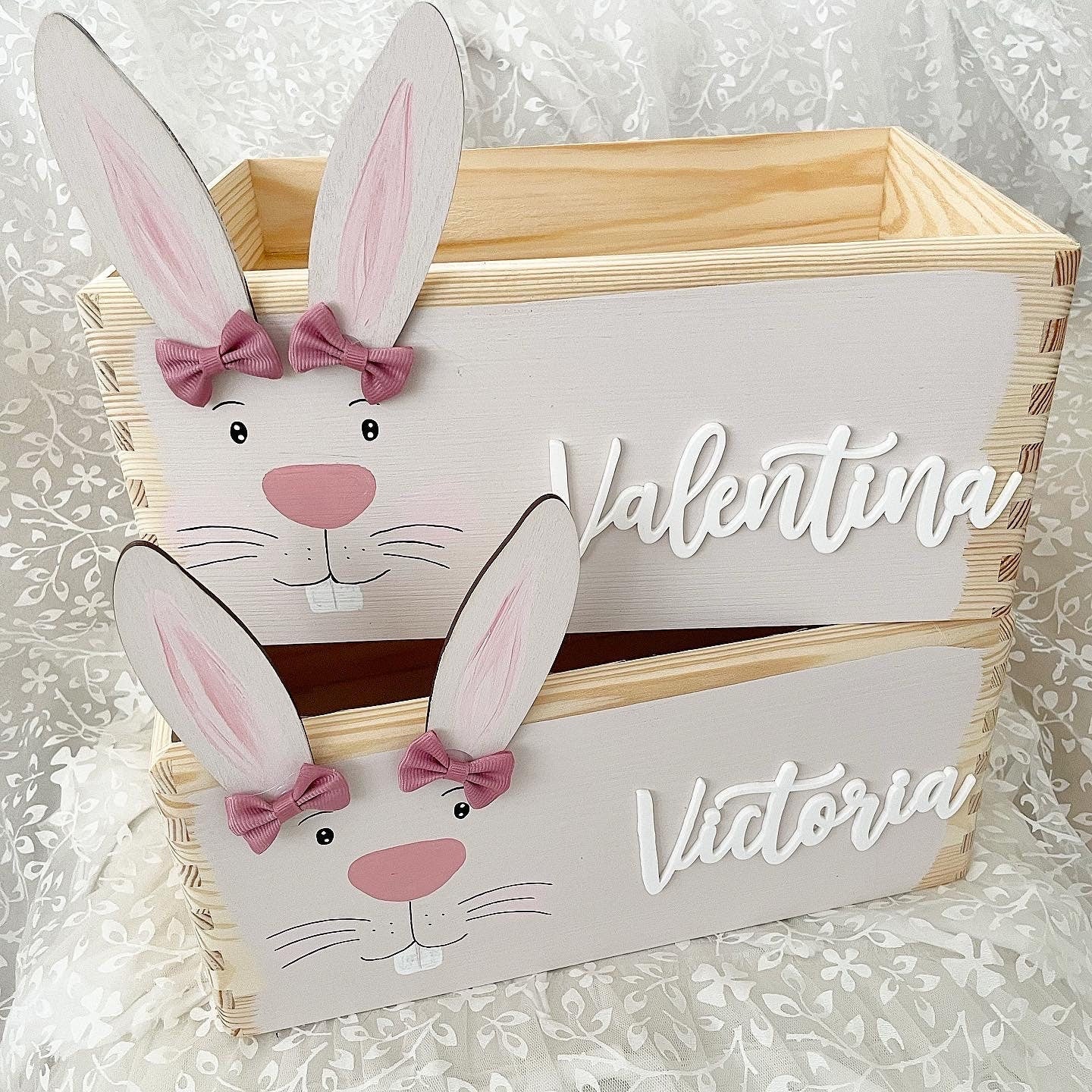 Osterkiste beige - Wood Kids World