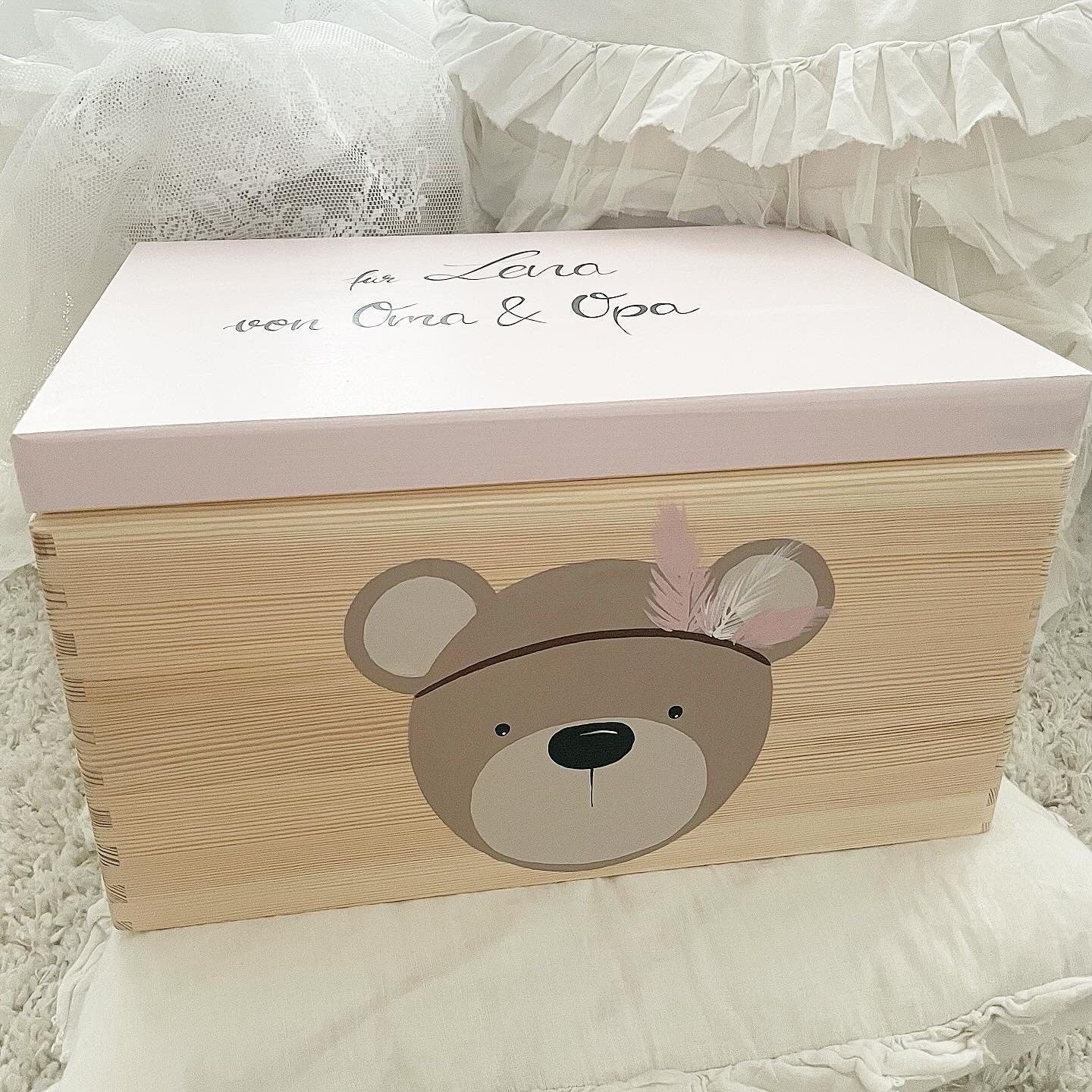 Kiste Boho Bär - Wood Kids World