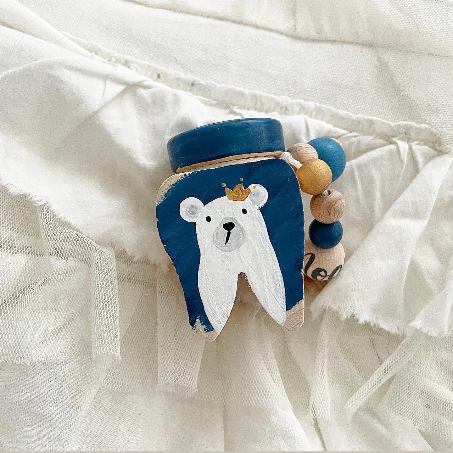 Zahndose, Lockendose Eisbär - Wood Kids World
