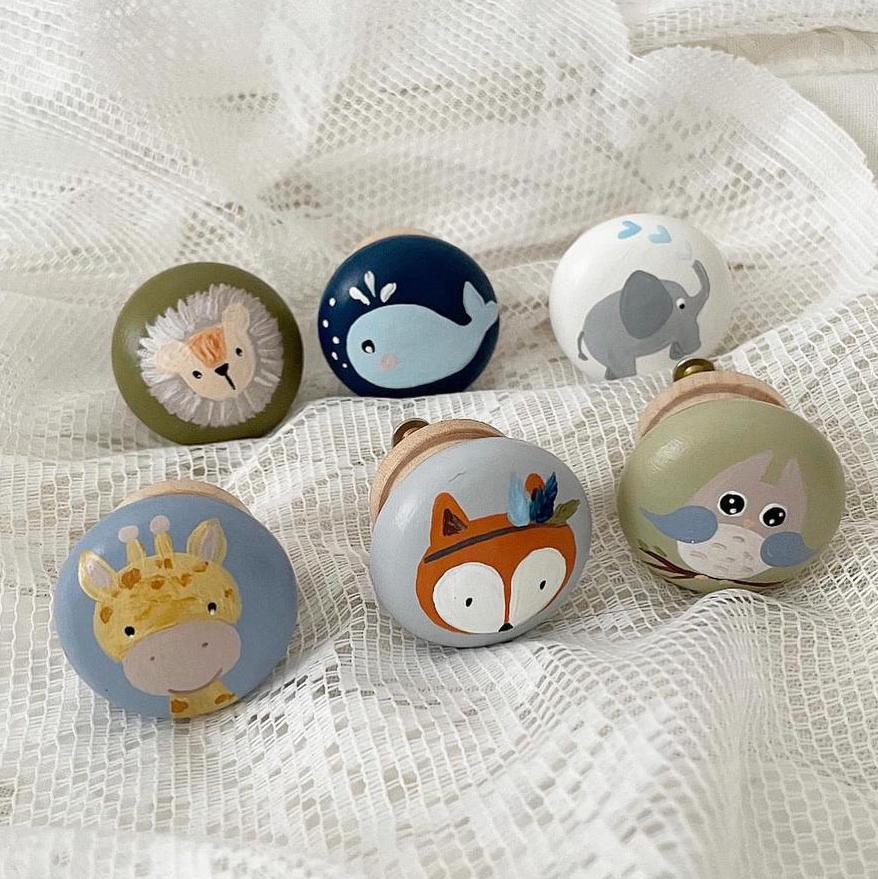 Deko Knöpfe Tiere - Wood Kids World