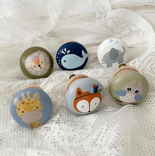 Deko Knöpfe Tiere - Wood Kids World