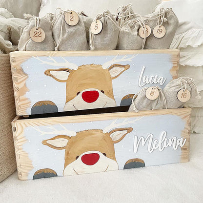 Advent box Little Elk - blue