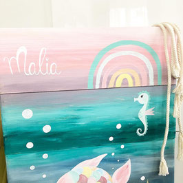 Stacking box large set of 3 Underwater Rainbow