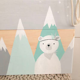Stapelkiste Groß 3er Set Eisbär
