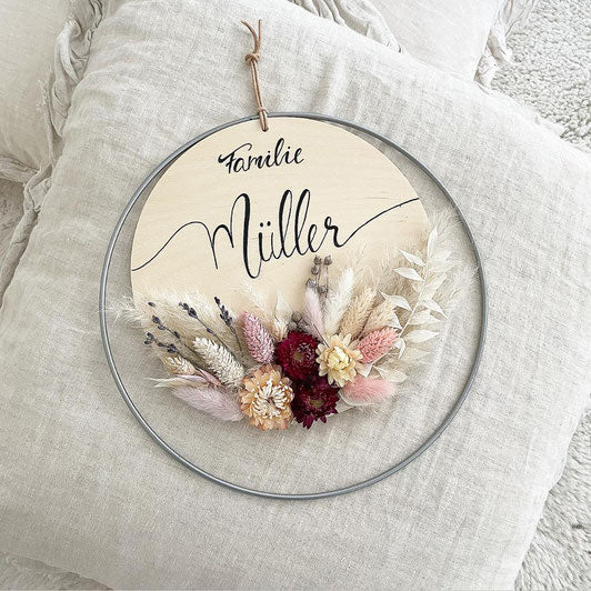 Couronne de porte Pure Rosé Dream
