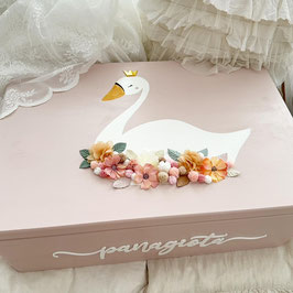 Coffret Princesse Cygne avec fleurs 3D