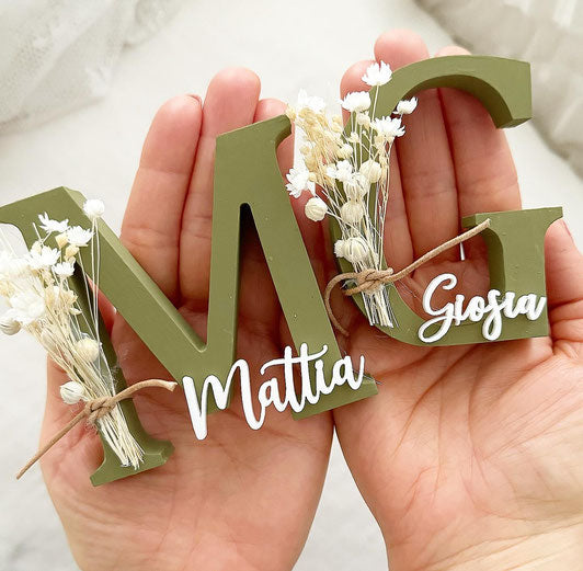 Mini Boholetters Kaki