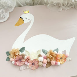 Coffret Princesse Cygne avec fleurs 3D