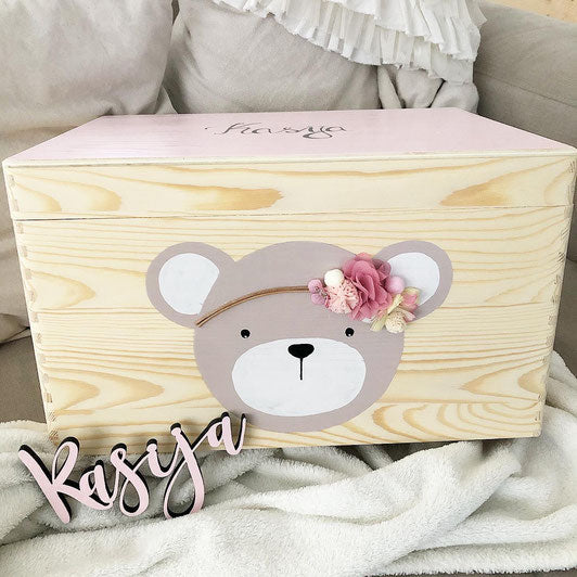 Coffret Boho Bear Girl Pompons colorés