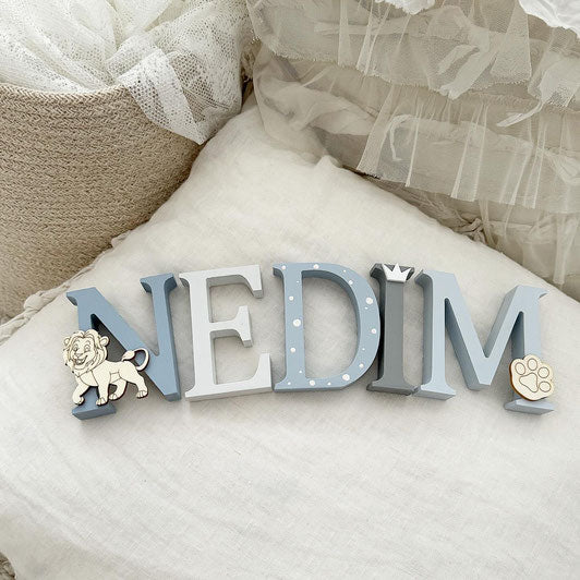 Door name Lion Grey/Blue