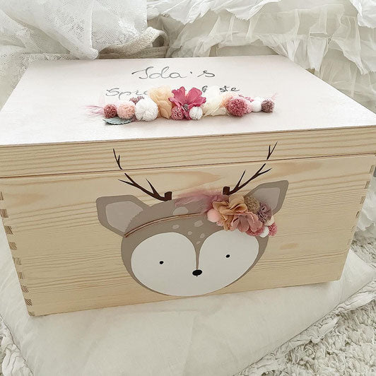Kiste 3D Boho Reh - Wood Kids World