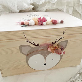 Kiste 3D Boho Reh - Wood Kids World