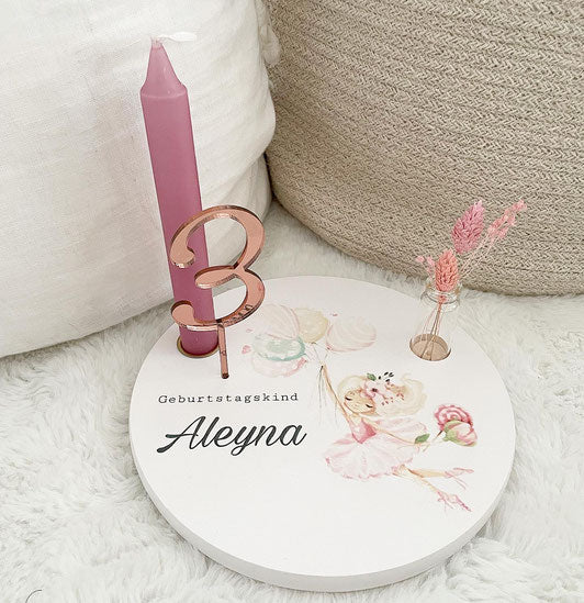 Tablett - Globos de Bailarina