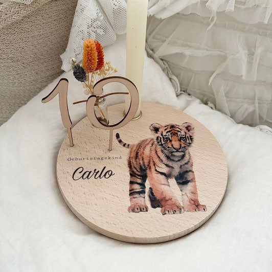 Bandeja de cumpleaños - Tigre