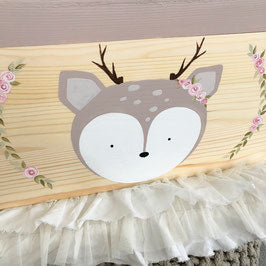 Couronne de fleurs de cerf en buis